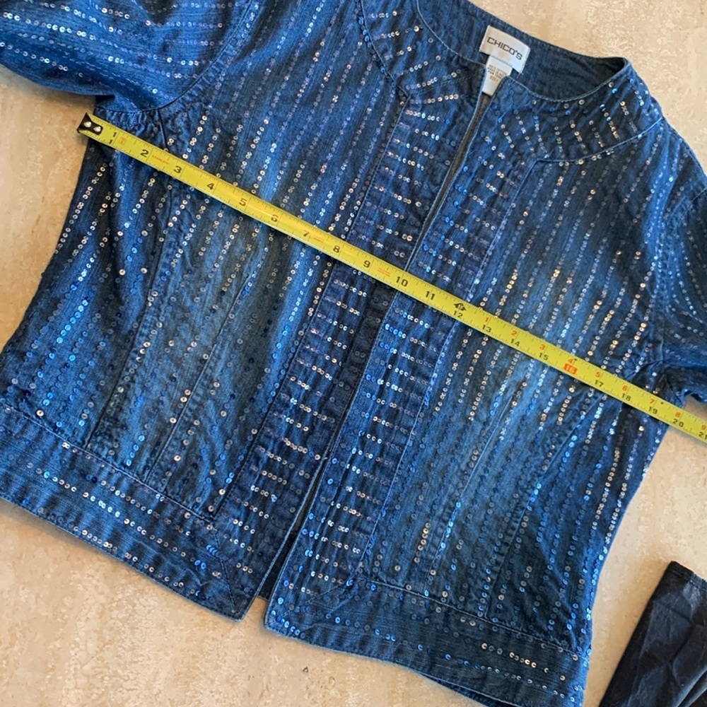 ❌SOLD ❌ CHICO’s denim jack - Picture 12 of 17
